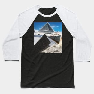 The Pyramids of the Future Baseball T-Shirt